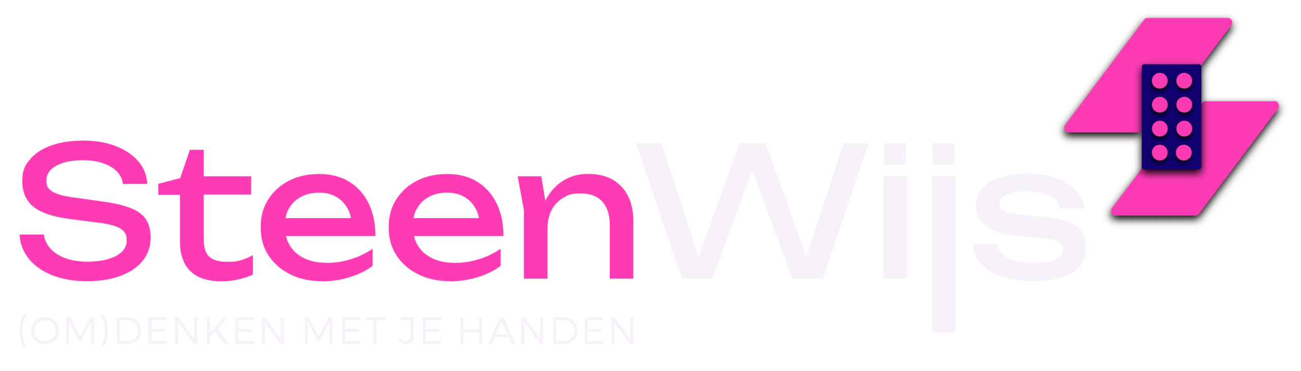 LogoSteenWijs – RozeWit